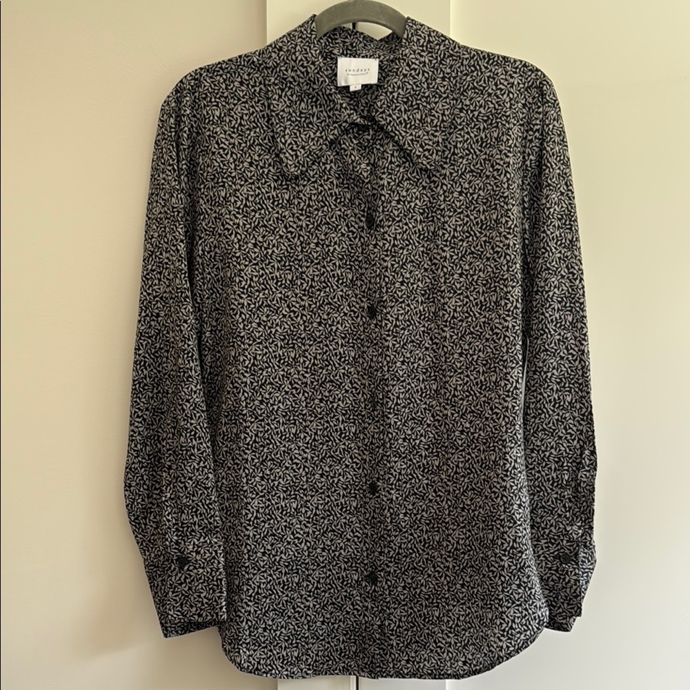 Sundays Black Patterned Shirt